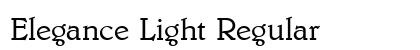 Elegance Light Regular preview