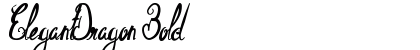 ElegantDragon Bold preview