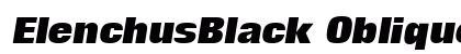 ElenchusBlack Oblique Preview