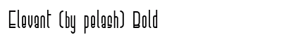 Elevant (by pelash) Bold preview