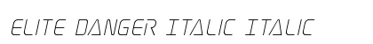 Elite Danger Italic Italic preview