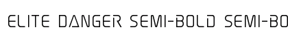 Elite Danger Semi-Bold Semi-Bold preview