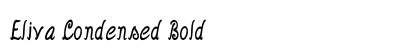 Eliva Condensed Bold Preview