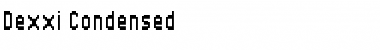 Dexxi Condensed Font