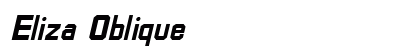 Eliza Oblique Preview