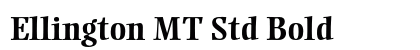 Ellington MT Std Bold preview