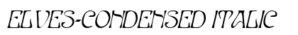 Elves-Condensed Italic preview