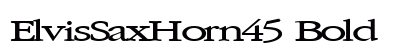 ElvisSaxHorn45 Bold preview