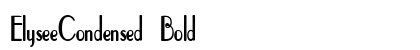 ElyseeCondensed Bold preview