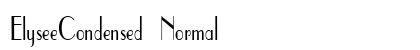 ElyseeCondensed Normal preview