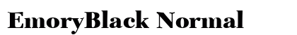 EmoryBlack Normal preview
