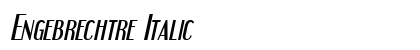 Engebrechtre Italic Preview