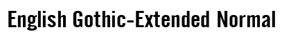 English Gothic-Extended Normal preview