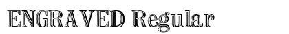 ENGRAVED Regular Preview