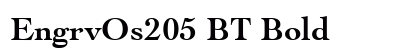 EngrvOs205 BT Bold preview