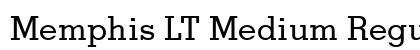 Memphis LT Medium Regular preview