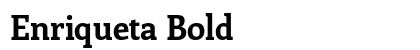 Enriqueta Bold preview