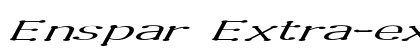 Enspar Extra-expanded Bold Preview