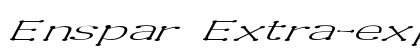 Enspar Extra-expanded Italic preview