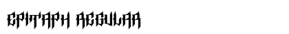 Epitaph Regular preview