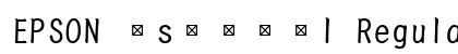 EPSON &#65535;s&#65535;&#65535;&#65535;&#770;l Regular preview