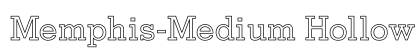 Memphis-Medium Hollow Regular preview