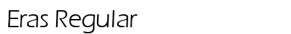 Eras Regular Preview