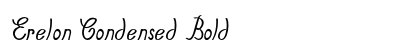 Erelon Condensed Bold Preview