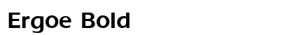 Ergoe Bold preview