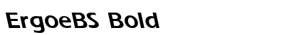 ErgoeBS Bold preview