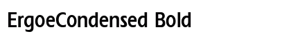 ErgoeCondensed Bold preview