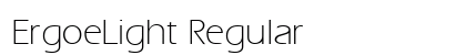 ErgoeLight Regular preview