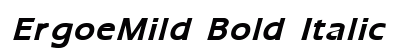 ErgoeMild Bold Italic preview