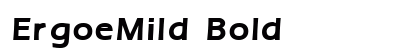 ErgoeMild Bold preview