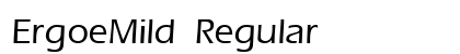 ErgoeMild Regular preview