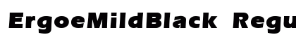 ErgoeMildBlack Regular preview