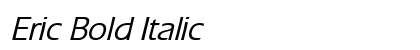 Eric Bold Italic preview
