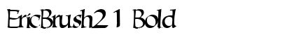 EricBrush21 Bold preview
