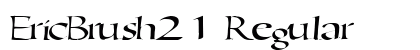 EricBrush21 Regular preview