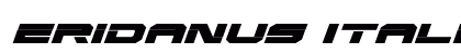 Eridanus Italic Italic preview