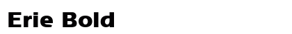Erie Bold preview