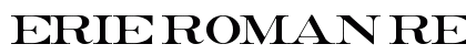 Erie Roman Regular preview