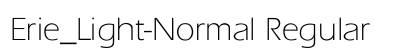 Erie_Light-Normal Regular preview