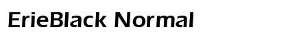 ErieBlack Normal Preview