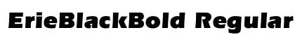ErieBlackBold Regular preview