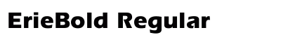 ErieBold Regular preview