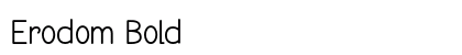 Erodom Bold preview
