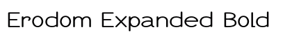 Erodom Expanded Bold preview