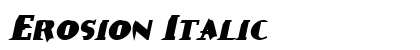 Erosion Italic preview