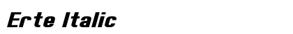 Erte Italic preview